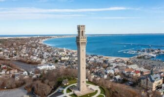 Pilgrim Monument in Provincetown commemorating the Pilgrims' landing